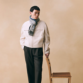 カシミヤマフラー 《サングル・エケストル》 | Hermès - エルメス-公式